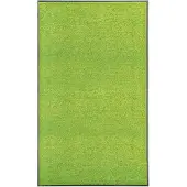 vidaXL Paillasson lavable Vert 90x150 cm