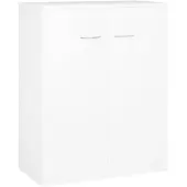 vidaXL Sideboard blanc 60x30x75 cm bois composite