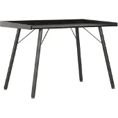 vidaXL Bureau Noir 90x50x79 cm