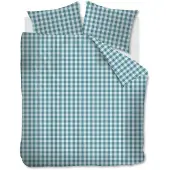 Ambiante Housse de Couette Ambiante Arvid Vert Coton-240 x 220 cm | Lits-Jumeaux