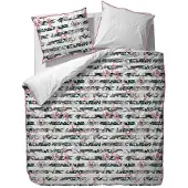 Esprit Housse de Couette Esprit Maci Multi Satin de Coton-200 x 200 / 220 cm | 2-personnes