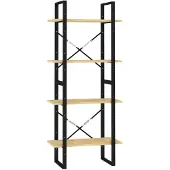 vidaXL Bibliothèque à 4 niveaux 60x30x140 cm Bois de pin massif