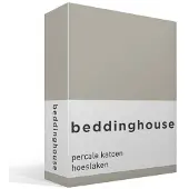 Beddinghouse Drap-Housse Beddinghouse Sand (Percale)-160 x 200 cm