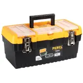 Perel Boite à Outils 16'' à Fermeture Métallique