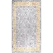 vidaXL Tapis lavable antidérapant 190x300 cm gris