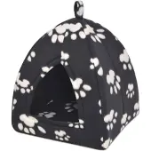vidaXL Lit pour chats Taille L Noir