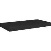 vidaXL Étagère murale flottante noir 50x23x3,8 cm MDF