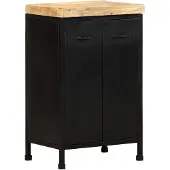 vidaXL Buffet 47x35x76 cm Bois de manguier rugueux
