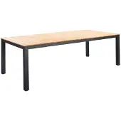 Yoi Table de Jardin Yoi Arashi Dark grey teak 220 x 100 cm