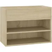 vidaXL Banc à chaussures Chêne sonoma 60x30x45 cm Bois d’ingénierie