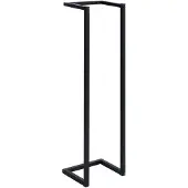 vidaXL Porte-serviette Noir 25x20x95 cm Fer