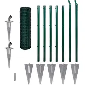 vidaXL Clôture européenne acier 10 x 1 m vert