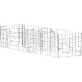 vidaXL Gabion Basket 120x30x50 cm galvanisé Stahl