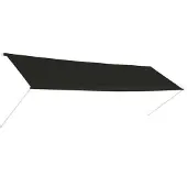 vidaXL Auvent rétractable 400x150 cm Anthracite