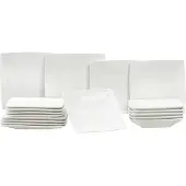 BonBistro Ensemble de vaisselle - Service 6 personnes - Squito - 26 cm - 18 pièces