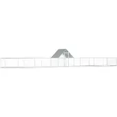 vidaXL Poulailler 14x2x2 m Acier galvanisé
