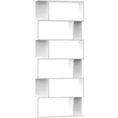 vidaXL Bibliothèque/Séparateur de pièce Blanc Bois d'ingénierie