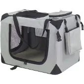 @Pet Caisse de transport pour chiens Nylon 90x61x65 cm Gris