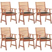vidaXL 3078355, Terrasse, Siège rembourré, Acacia, Gris clair-marron, Polyester, 560 mm