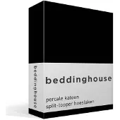 Beddinghouse Drap-Housse Beddinghouse Split Topper Black (Percal)-160 x 200 cm