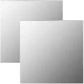 vidaXL Miroirs muraux 2 pcs 60x60 cm Carré Verre