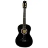 Gomez 001 Guitare classique modèle 4/4 Noir