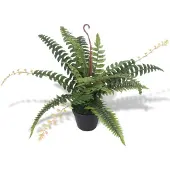 vidaXL Plante artificielle avec pot Fougère 50 cm Vert
