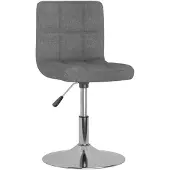 vidaXL Tabouret de bar pivotant gris clair tissu
