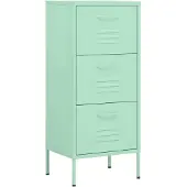 vidaXL Armoire de rangement Vert menthe 42,5x35x101,5 cm Acier