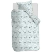Ambiante Housse de Couette Ambiante Omari Vert Coton-140 x 200 / 220 cm | 1-personne