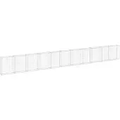 vidaXL Mur de gabions avec couverture Acier galvanisé 900x30x100 cm