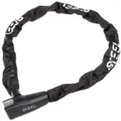 Steel Black Chain Lock 110 cm Luxe -Cover -Art