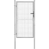 vidaXL Portail de jardin en acier galvanisé 100 x 150 cm argenté