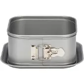 Patisse Moule à charnière rectangulaire 18cm, Moule à gâteau, Argent