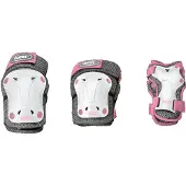 Roces Ventilated Junior 3 Pack Set Blanc,Gris M Enfants