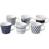 Royal Doulton Tasse pacifique 28 cl lot de 6