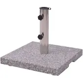 vidaXL Pied de parasol Base carrée 20kg