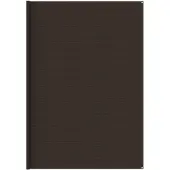 vidaXL Tapis de tente 400x500 cm Marron