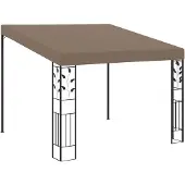 vidaXL pavillon mural 3x3x2,5 m Taupe