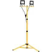 vidaXL Projecteur LED avec trépied 2x30 W blanc froid