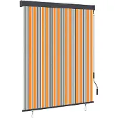 vidaXL Store extérieur 140x250 cm jaune et bleu