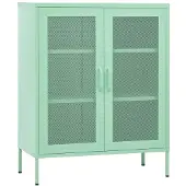 vidaXL Armoire de rangement Vert menthe 80x35x101,5 cm Acier