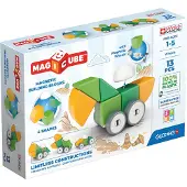 Geomag Magicube 4 moules Roues recyclées 13 pièces