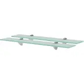 vidaXL Étagères murales 2 pcs Verre 60x20 cm 8 mm