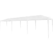 vidaXL Tente de réception 3 x 9 m PE blanc