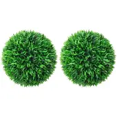 vidaXL Boules de buis artificielles 2 pcs 38 cm