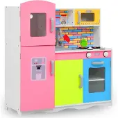 vidaXL Cuisine en jouet pour enfants MDF 80x30x85 cm Multicolore