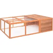 vidaXL Cage de jardin pour animaux 150x100x50 cm Sapin massif