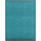 vidaXL Paillasson lavable Cyan 90x120 cm