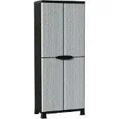 vidaXL Armoire en plastique 68x39x171,5 cm Design de rotin
